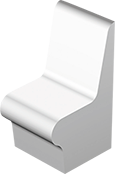 Seat with back 98,5x59 cm