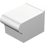 Sitz ohne Lehne, tief, mit Liegemöglichkeit 53x70 cm